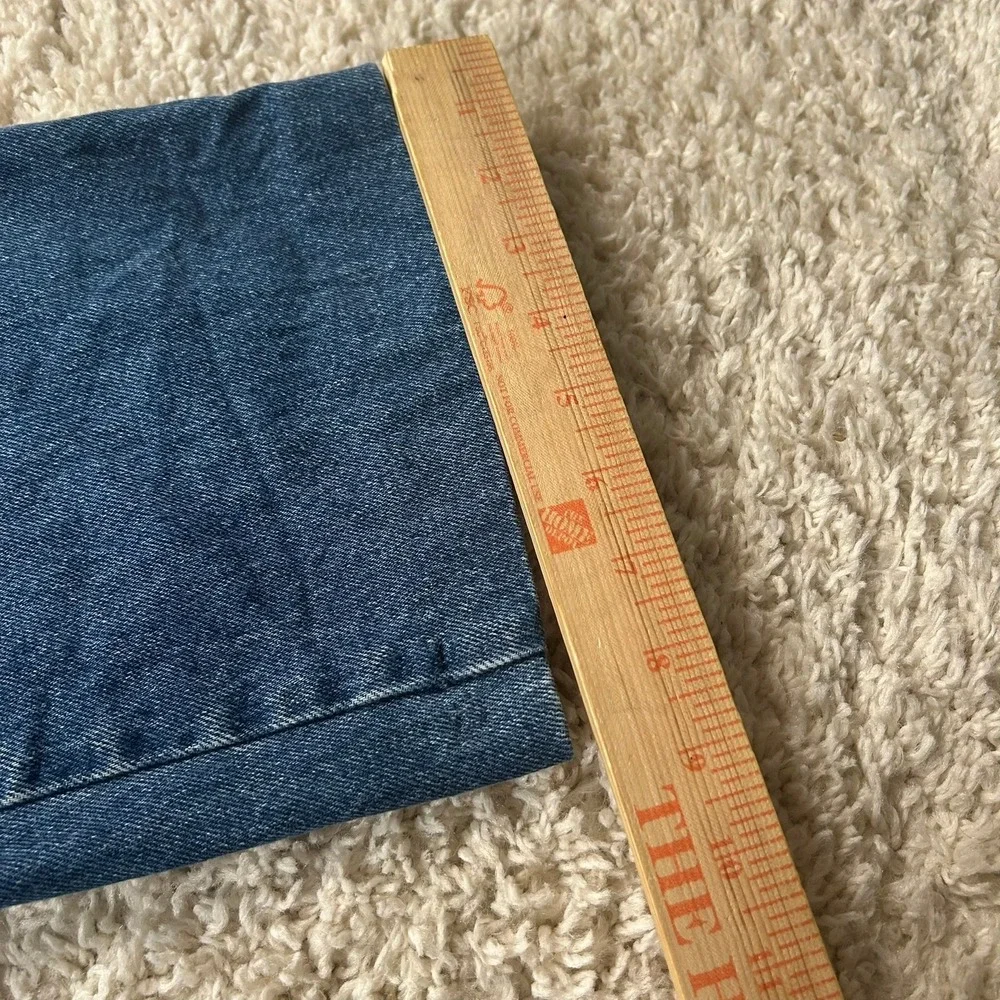 Vintage Calvin Klein Jeans 36x28 34x28 Blue Made in USA Straight Leg Denim Union